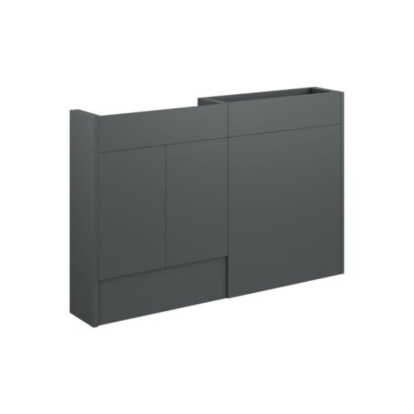 Trinity Nueve 2 Door Slim Combination Bathroom Furniture Unit - 1236mm Wide