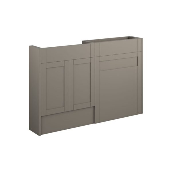 Trinity Saddle 2 Door Slim Combination Bathroom Furniture Unit - 1236mm Wide
