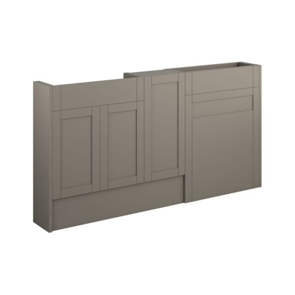Trinity Saddle 1 Door Slim Combination Bathroom Furniture Unit - 1536mm Wide
