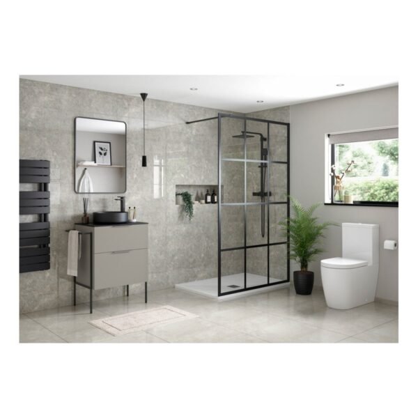 Trinity Design 2 Door Floor Standing Basin Unit & Basin - 610mm Wide - No TH - Image 13
