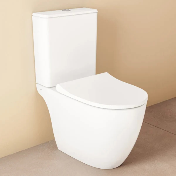 Vitra Sento Open Back Close Coupled Toilet And Cistern With Seat And Cover - White