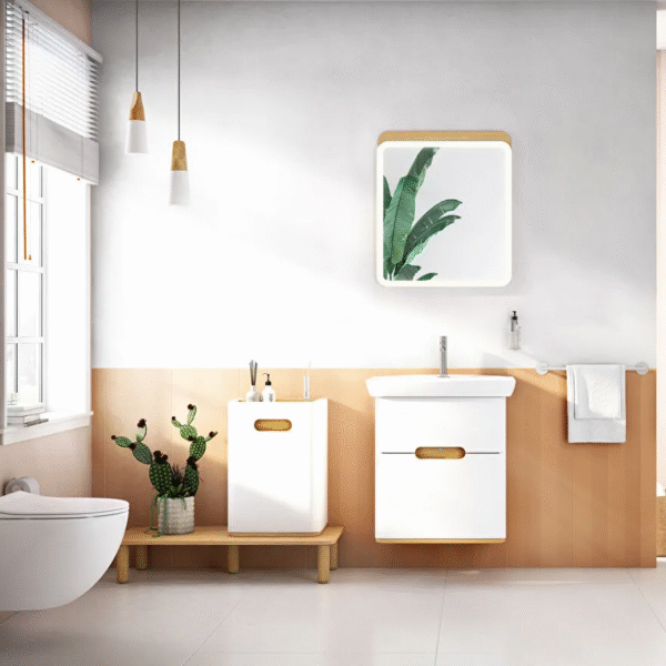 Vitra Sento 2 Drawer Wall Hung Vanity Unit With Basin - 1 Tap Hole (Tap & Waste Not Included) - Image 2