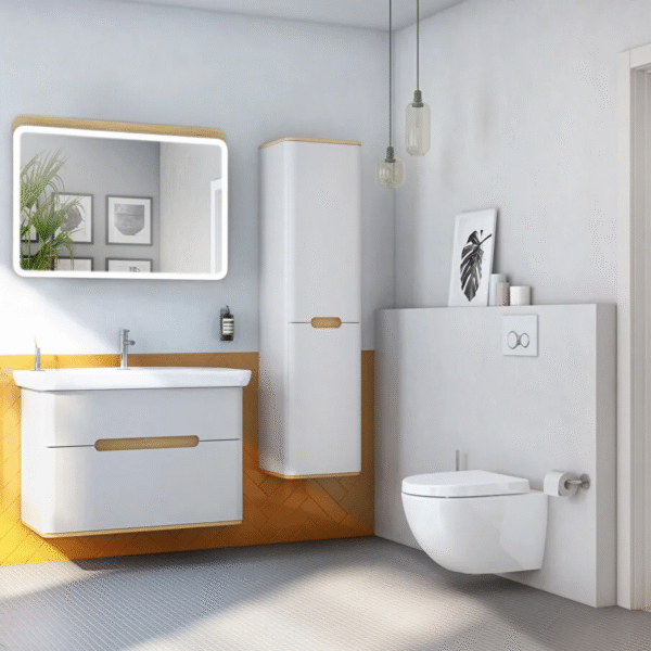 Vitra Sento 2 Door Freestanding Tall Unit - 400mm Wide - (Legs Not Included)