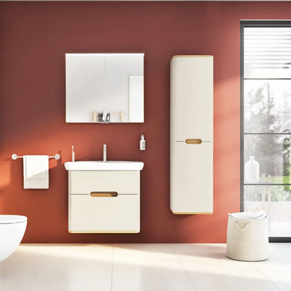 Vitra Sento 2 Door Freestanding Tall Unit - 400mm Wide - (Legs Not Included) - Image 5
