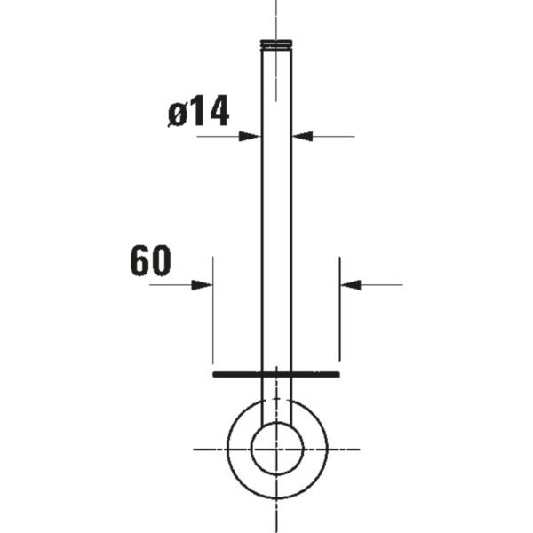 Duravit D Code Spare Toilet Roll Holder - Image 4