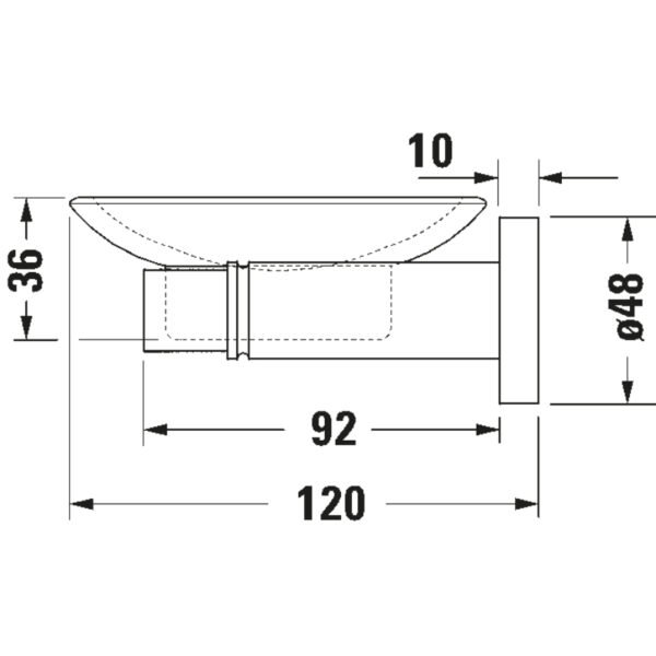 Duravit D Code Soap Dish - Image 3