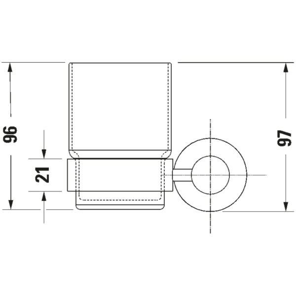 Duravit D Code Glass Holder - Image 5