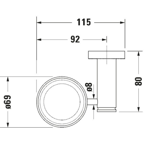 Duravit D Code Glass Holder - Image 7