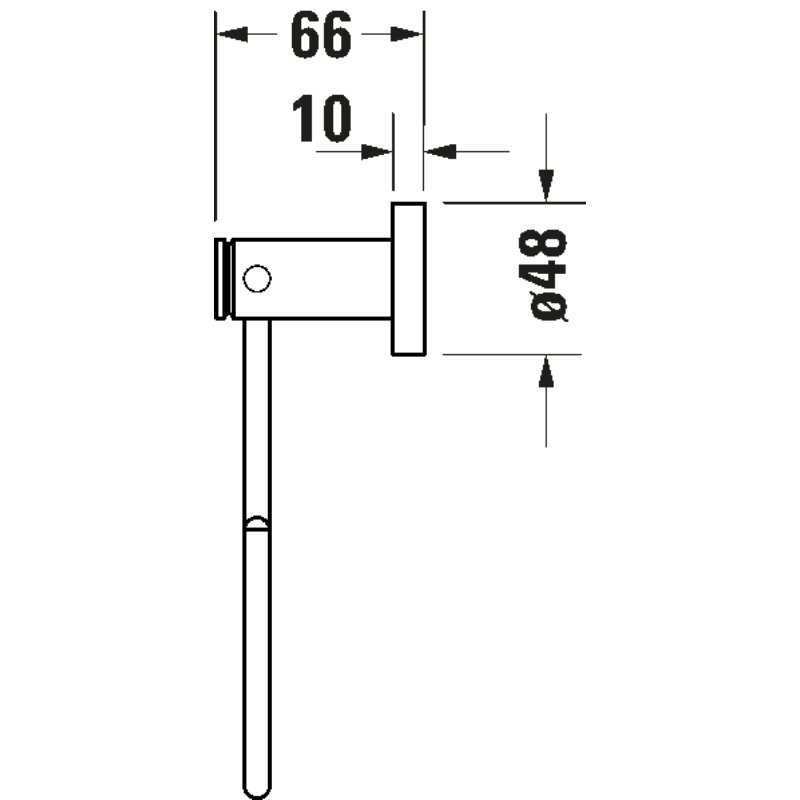 Duravit D Code Towel Ring - Image 3