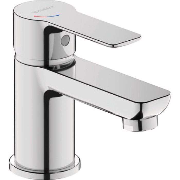Duravit D-Code Single Lever Small Basin Mixer Tap - Chrome