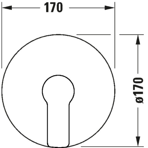 Duravit D-Code Single Lever 1 Outlet Shower Mixer For Concealed Installation - Image 2