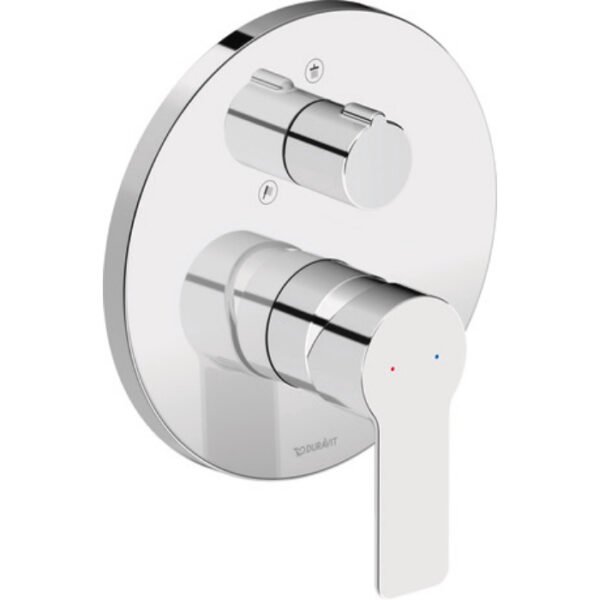 Duravit D-Code Single Lever 2 Outlet Shower Mixer For Concealed Installation