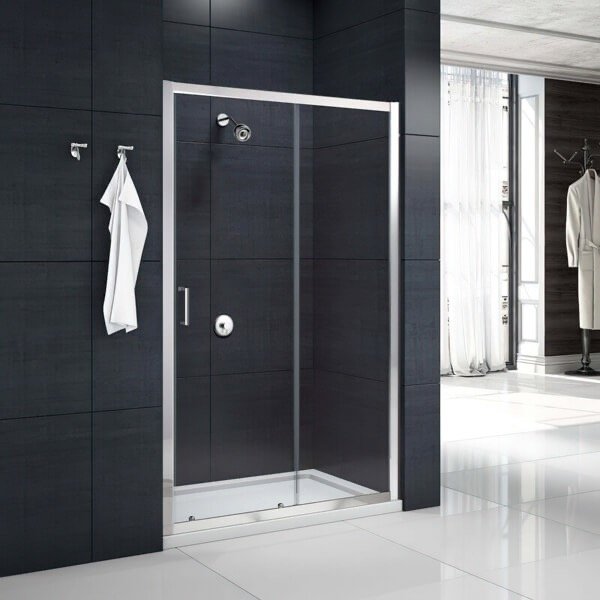 Merlyn M Box Loft Height Sliding Shower Door - Chrome