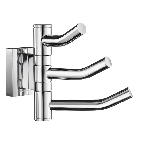 Smedbo House Swiveling triple Towel hook - Polished chrome