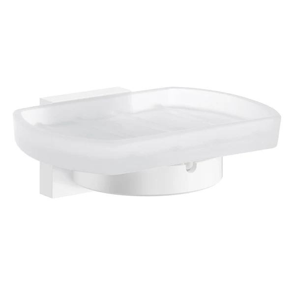 Smedbo House Soap dish With holder - White